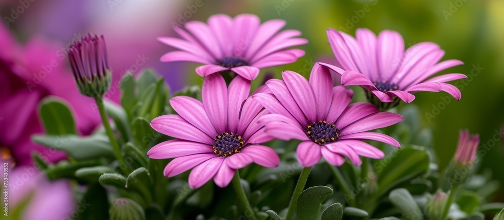 Obraz premium Trailing African Daisy, Osteospermum fruticosum - Stunning Flower Beauty