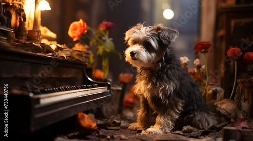 Dans une ville bruyante, un petit chien abandonné trouve un foyer chaleureux sous le piano d'un musicien de rue, créant ensemble une symphonie d'espoir.