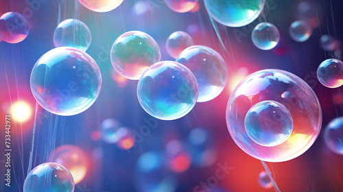 abstract background with bubbles