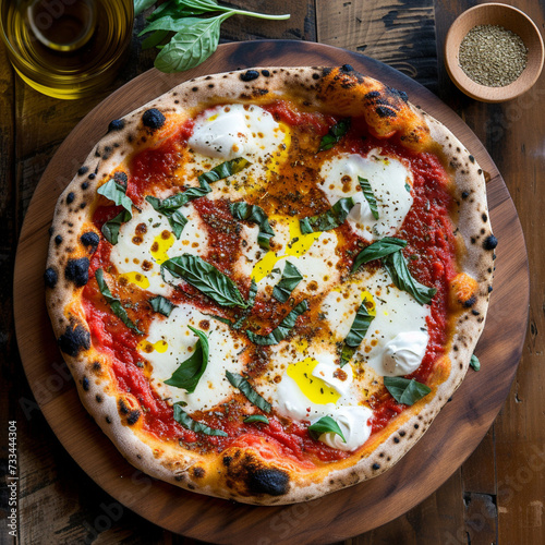 la vraie pizza Margherita - IA Generative