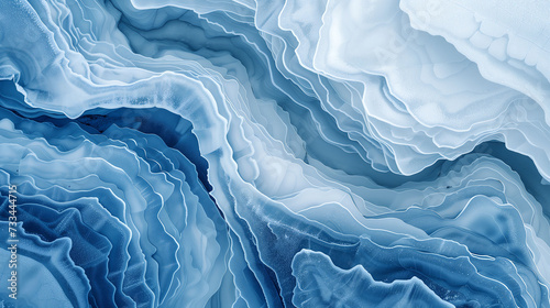 Abstract Background Swirling Blue Waves