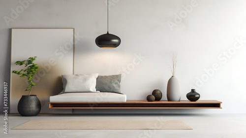 Sleek Sophistication: Designer Minimalist Living Room with Refined Lines