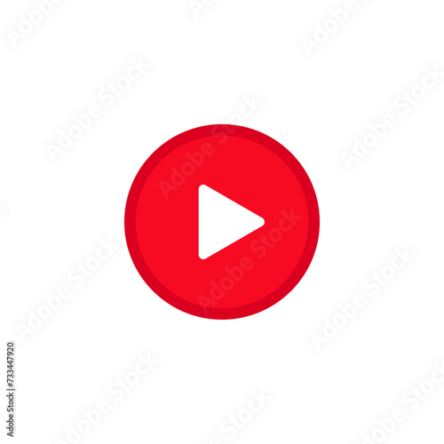 Live streaming icon ,sign. Play Button for broadcasting, livestream or online stream. Template for tv, channel, live breaking news, social media, online.Vector design isolated on white background