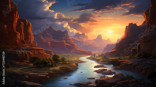 grand canyon sunset © Muhammad