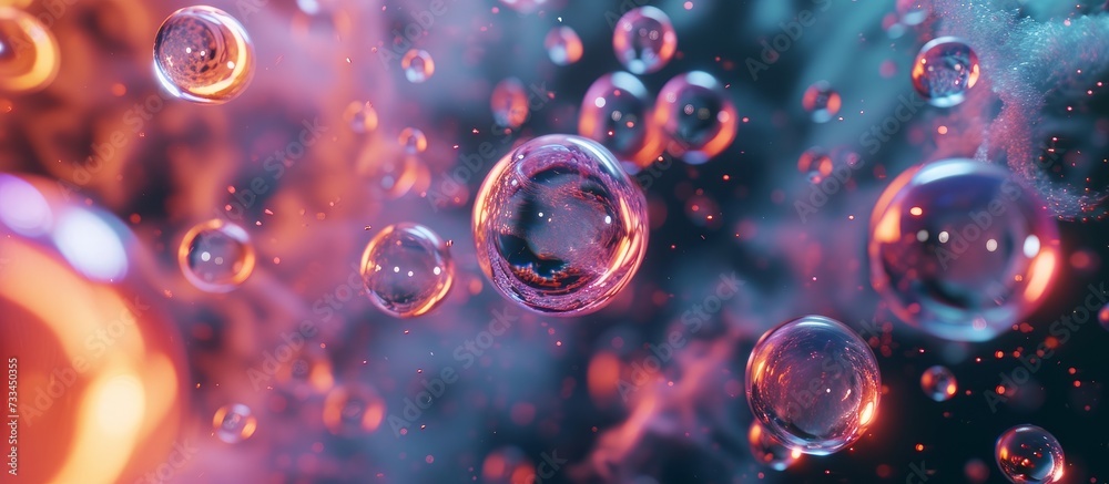 Stunning 3D Render of Floating Nano Particles Creates Mesmerizing Visual Spectacle Stunning 3D Render of Floating Nano Particles Creates Mesmerizing Visual Spectacle