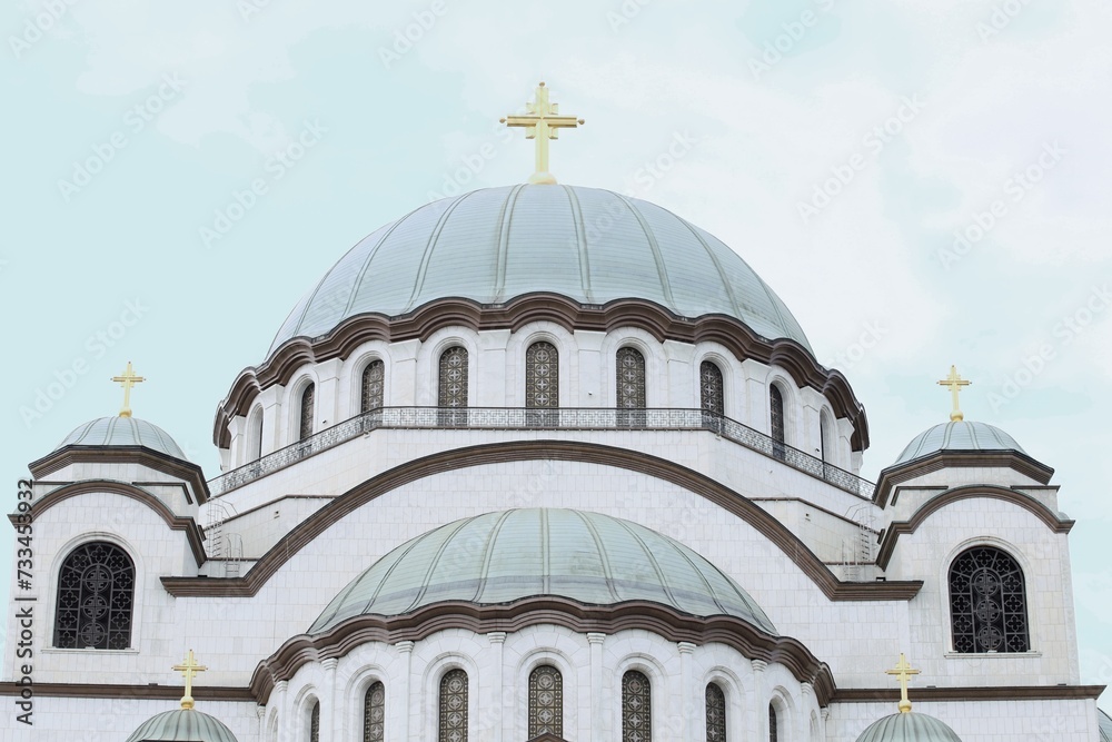 Saint sava cathedral in Belgrade 