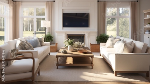 Timeless Elegance: Traditional Living Room with Classic Design Elements