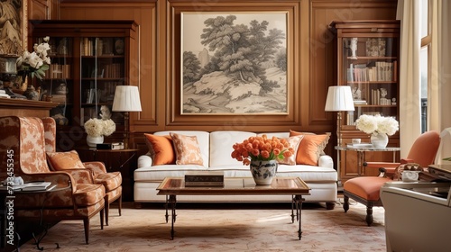 Timeless Elegance: Traditional Living Room with Classic Design Elements