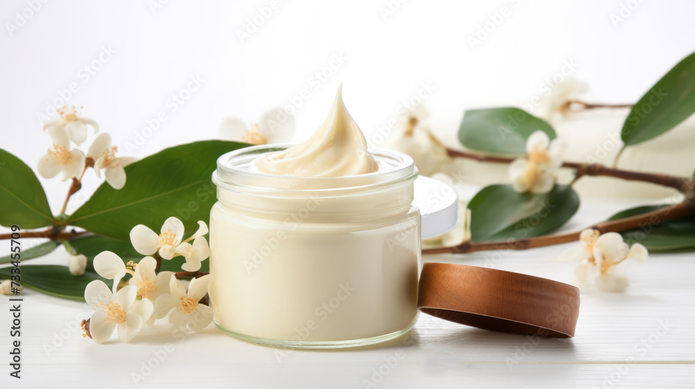 Cosmetic products with macadamia nuts. Cream with extract of Macadamia Cosmetic products with macadamia nuts. Cream with extract of Macadamia