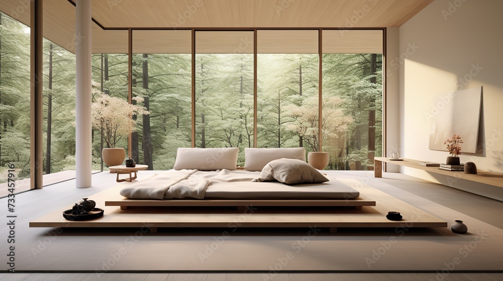 Serene Retreat: Zen Inspired Living Room for Mindfulness and Harmony Serene Retreat: Zen Inspired Living Room for Mindfulness and Harmony