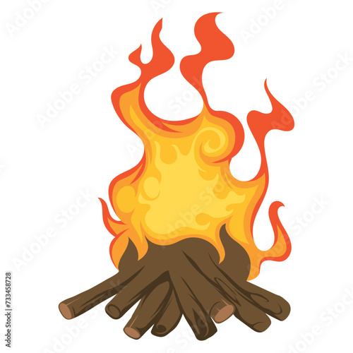 forest fires campfire