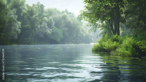 morning on the river
