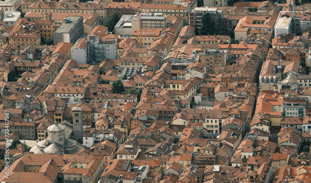 aerial view of Como