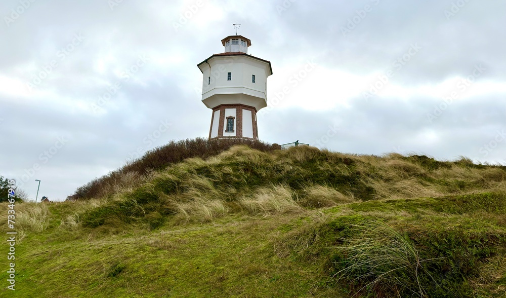 tourist water tower on Langeoog Island (Wasserturm)