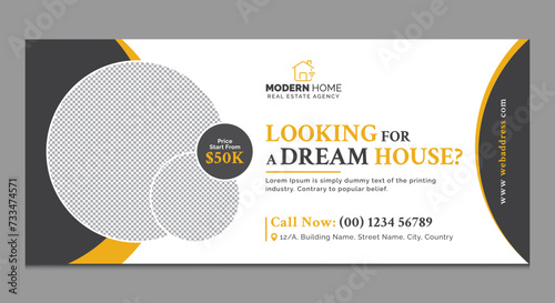 Eye-Catching Real Estate Billboard Design, Editable Real Estate Billboard Design in Vector Format, Round Shape Billboard