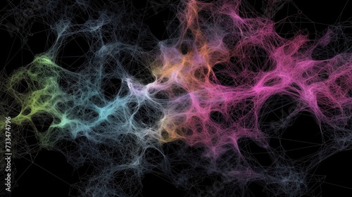 abstract background with smoke, The abstract pattern of interconnected flames and nodes creates a sense of complexity and data flow, perfect for a tech-themed background or wallpaper..
