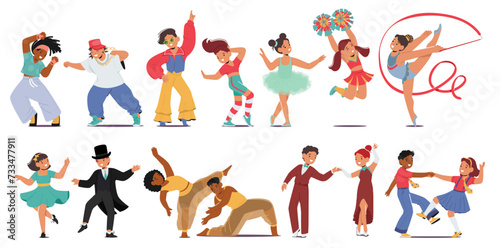 Energetic Laughter Fills The Air As Kids Twirl And Groove To Lively Beats. Their Tiny Feet Create A Kaleidoscope Of Joy