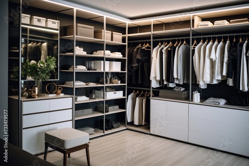 Boutique Grandeur: Luxury Walk-In Closet   © Kristian