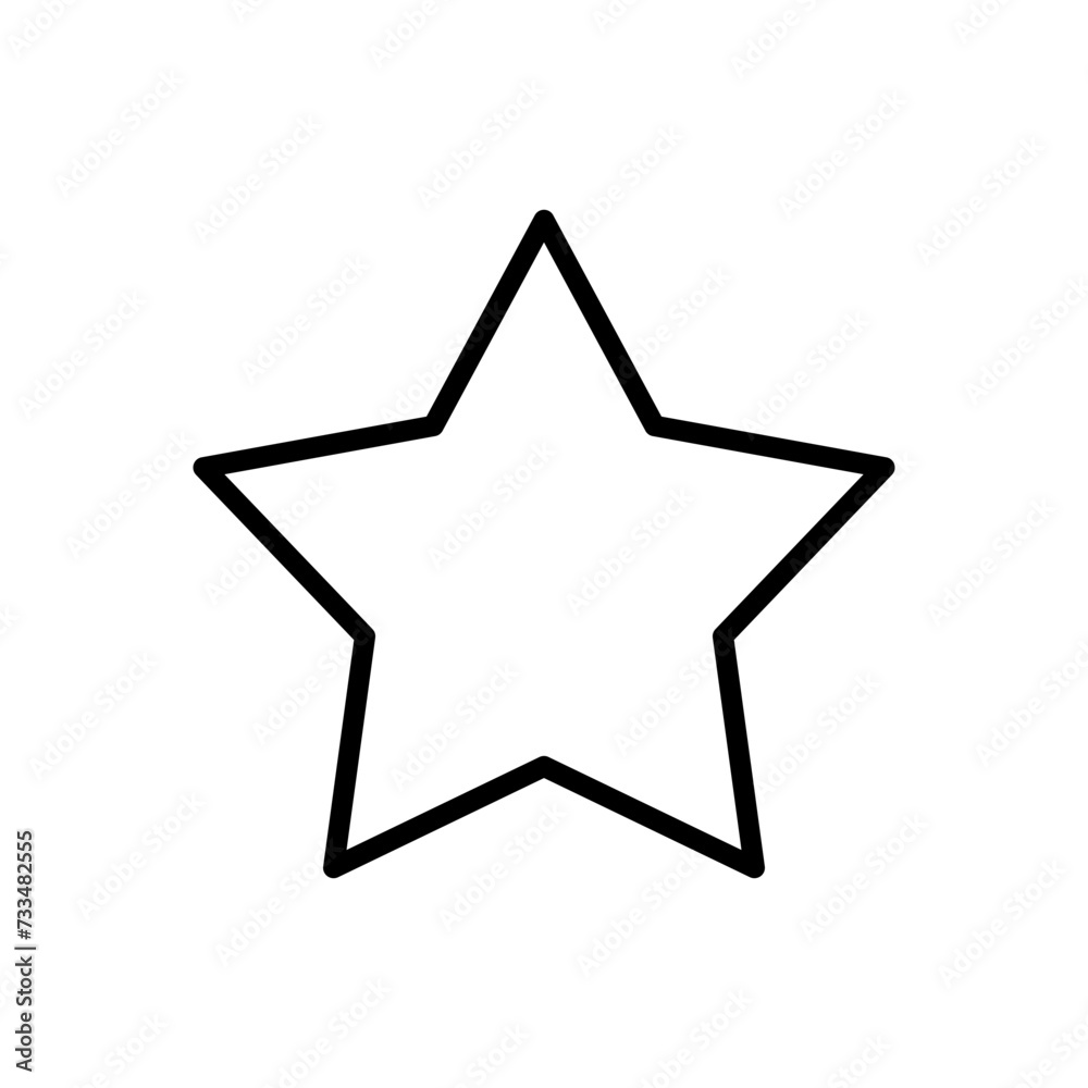 Star Icon vector. rating icon vector. favourite star icon Star Icon vector. rating icon vector. favourite star icon