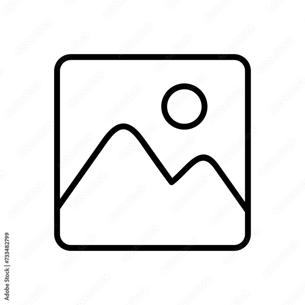 Picture icon vector. photo gallery icon symbol Picture icon vector. photo gallery icon symbol