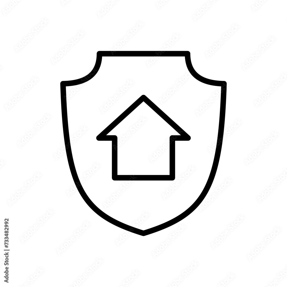 home insurance icon vector. home protection icon home insurance icon vector. home protection icon