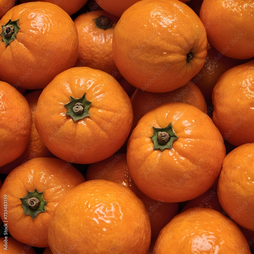 A close-up view of a group of ripe, vivid Tangerine with a deep, textured detail. A close-up view of a group of ripe, vivid Tangerine with a deep, textured detail.
