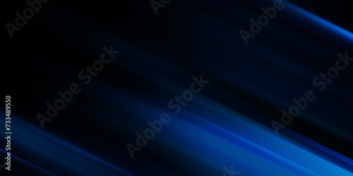 Illustration of light ray, stripe line with blue light, speed motion background