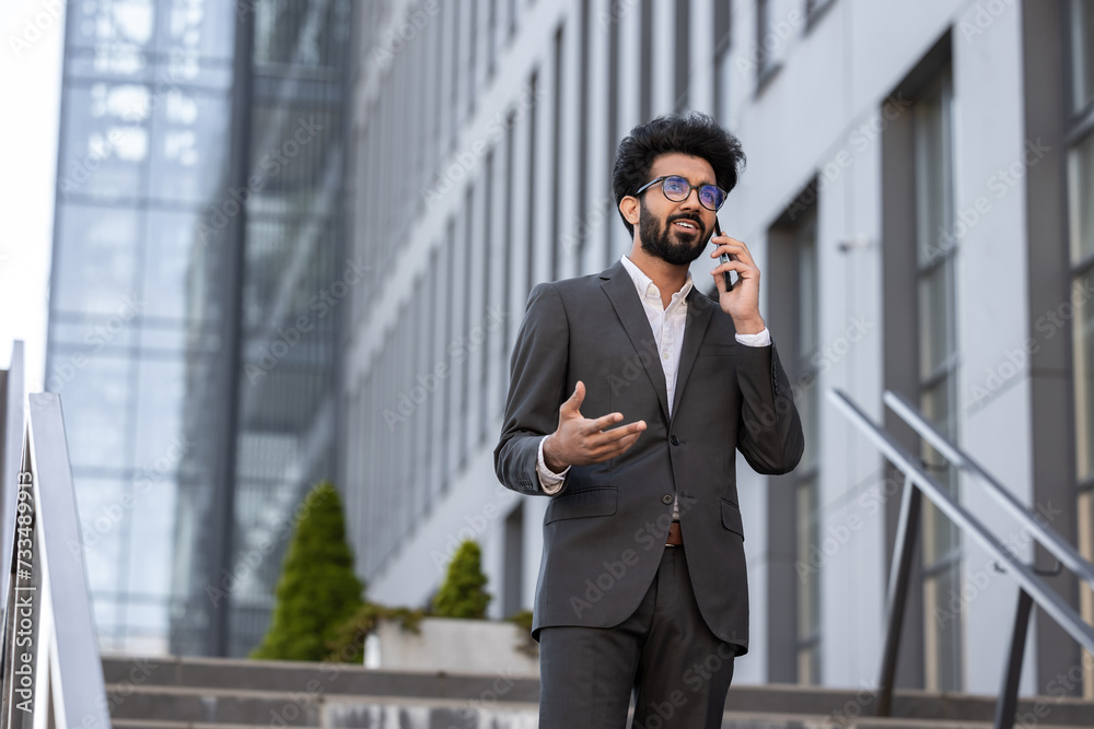 Young hindu elegant man in the office area Young hindu elegant man in the office area