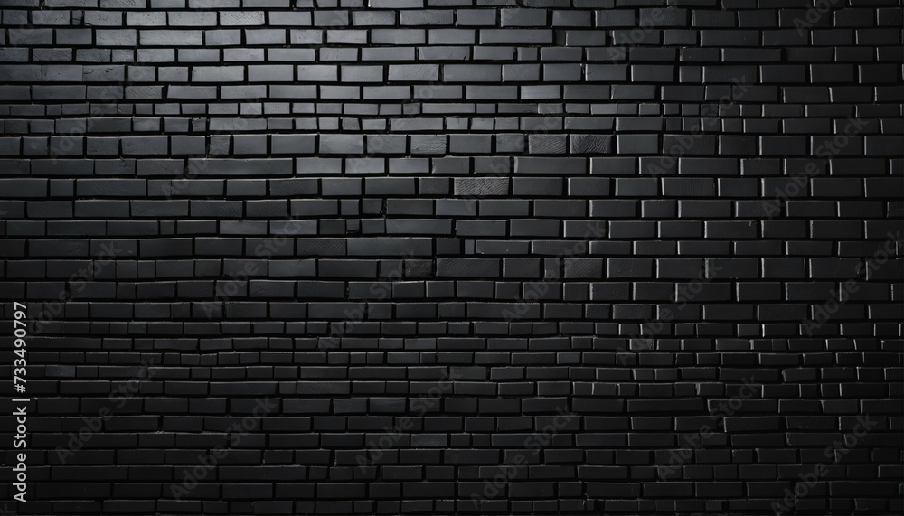Old black brick wall with abstract pattern, creating a beautifully dark background Old black brick wall with abstract pattern, creating a beautifully dark background