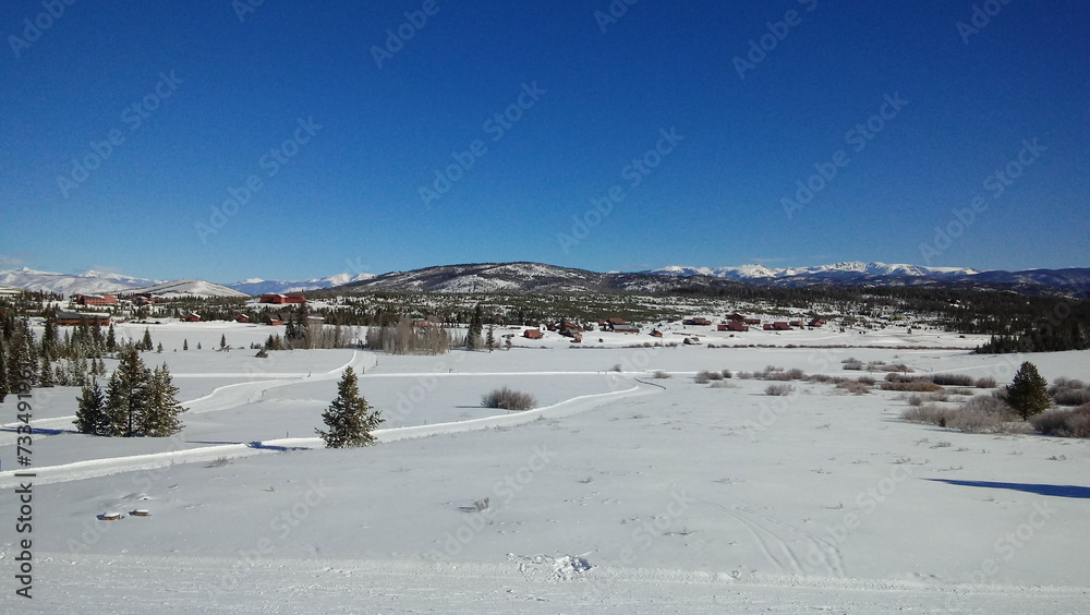 ski resort in the mountains in Granby, CO