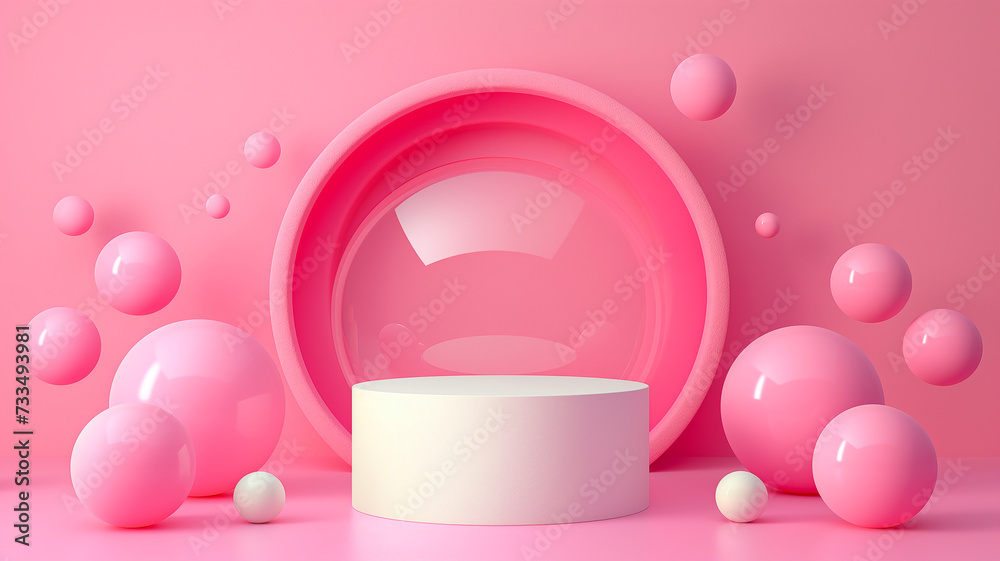 Photo of product podium, minimal, Photo of product podium, minimal,
