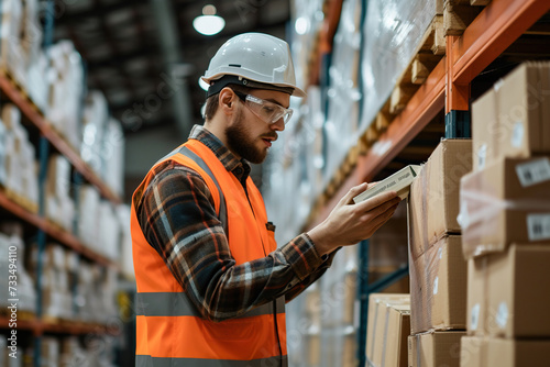 worker in warehouse