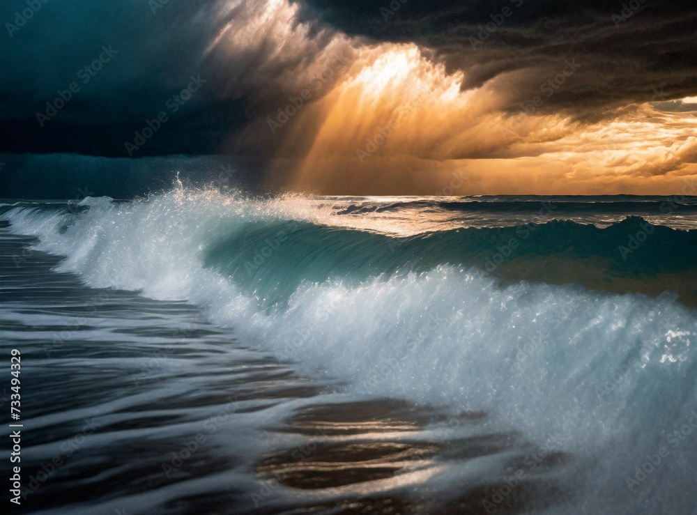 Fototapeta premium Dramatic sea view