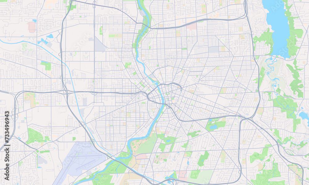 Rochester New York Map, Detailed Map of Rochester New York