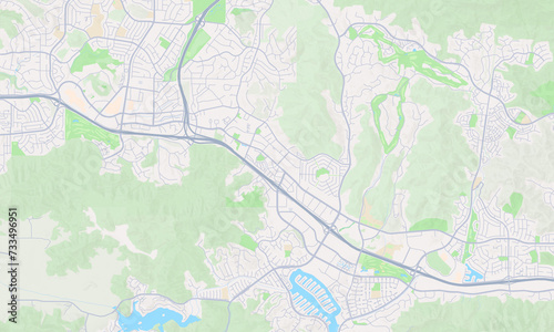 Thousand Oaks California Map  Detailed Map of Thousand Oaks California