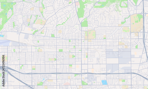 Fullerton California Map, Detailed Map of Fullerton California