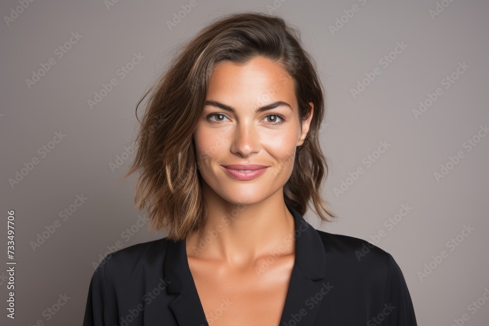 Portrait of a beautiful young business woman smiling at the camera. Portrait of a beautiful young business woman smiling at the camera.