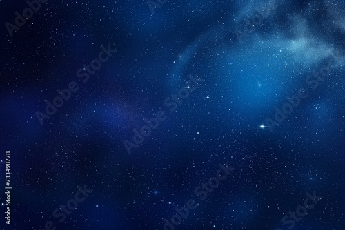 Tranquil Deep Space with Subtle Blue Nebula and Stars Background