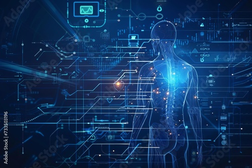 Revolutionary ai concept in healthcare Analyzing patient data for personalized treatment plans