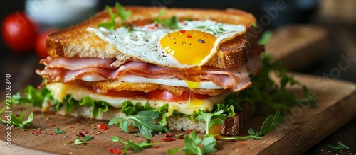 Sizzling Club Sandwich with Fried Egg: A Mouthwatering Delight of Club, Sandwich, Fried, Egg, Club, Sandwich, Fried, Egg, Club, Sandwich, Fried, Egg