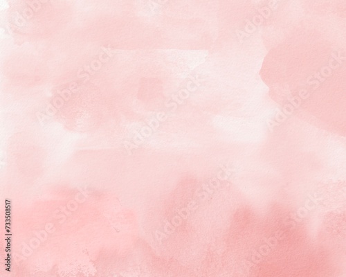 Peach cream abstract watercolor background. Blurred watercolour light texture. Pink nude gradient for cards, and cover designs. Hand drawn illustration for Valentines Day. Peach fuzz color pallet. 