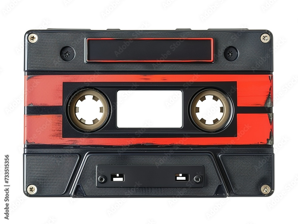 Obraz premium retro cassette tape isolated on white
