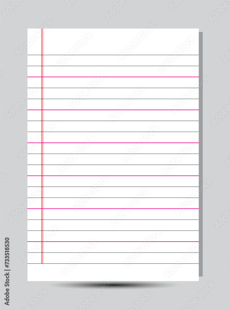 Empty writing sheets with line paper templates. Empty writing sheets with line paper templates.