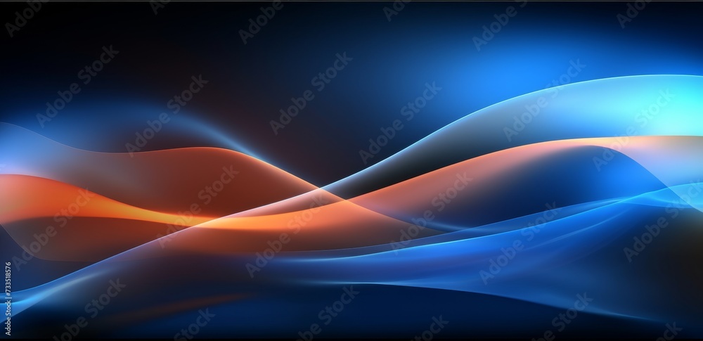 Fototapeta premium colorful gradient wave background