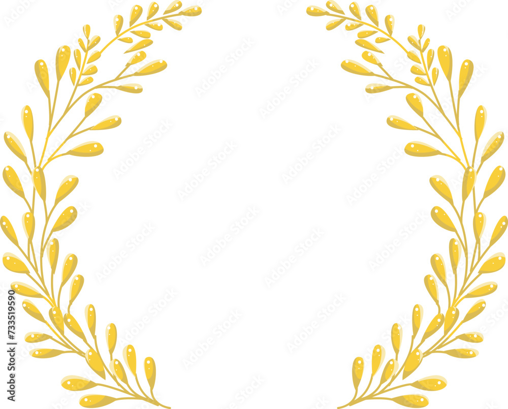 Circle frame for wedding celebration and so on Circle frame for wedding celebration and so on