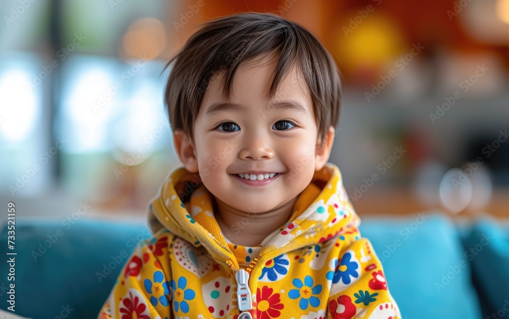 happy smiling asian kid in a professional studio background happy smiling asian kid in a professional studio background