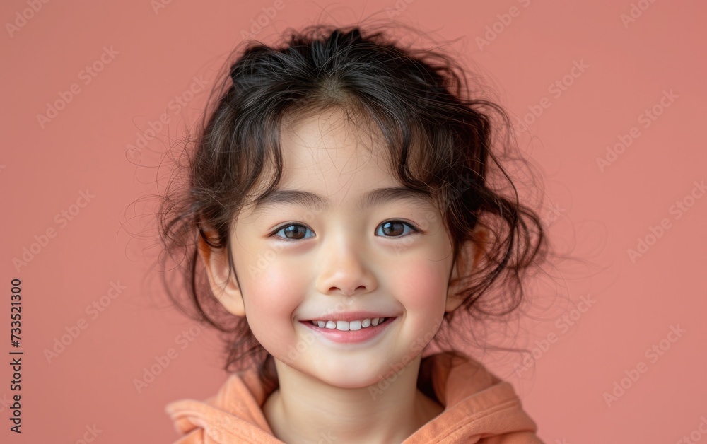 happy smiling asian kid in a professional studio background happy smiling asian kid in a professional studio background