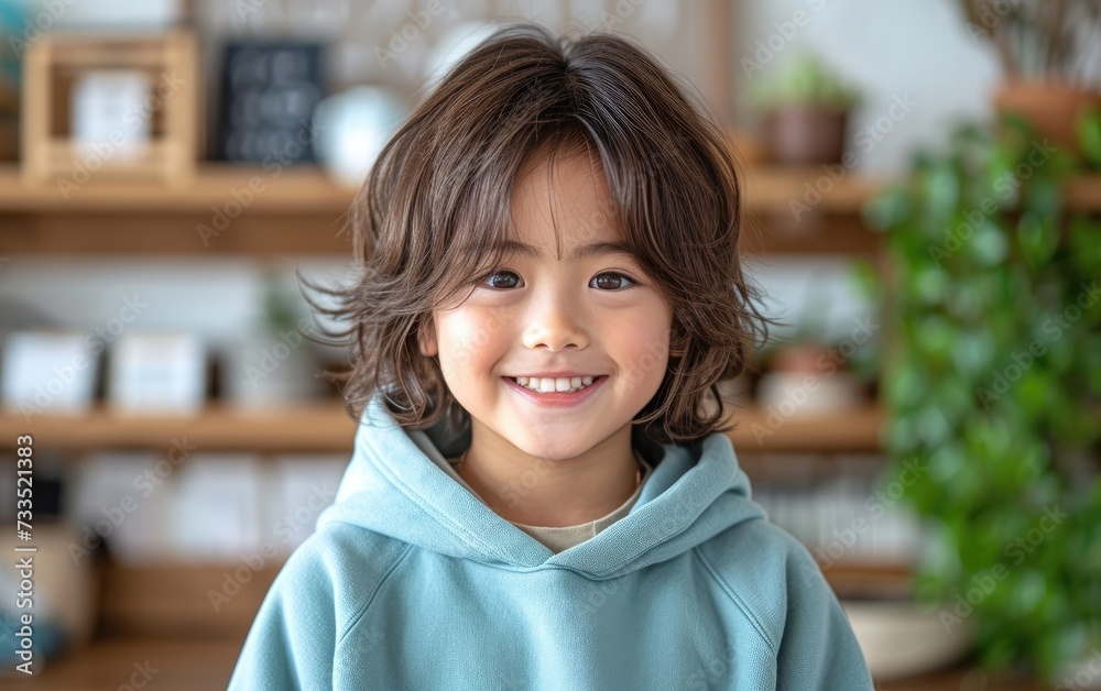 happy smiling asian kid in a professional studio background happy smiling asian kid in a professional studio background