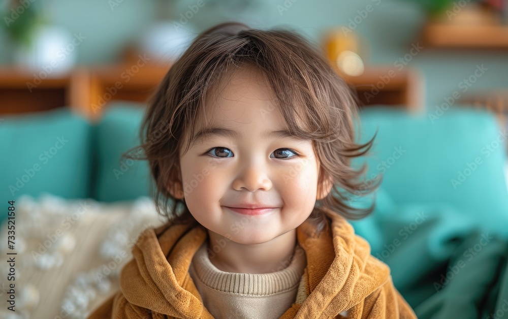 happy smiling asian kid in a professional studio background happy smiling asian kid in a professional studio background
