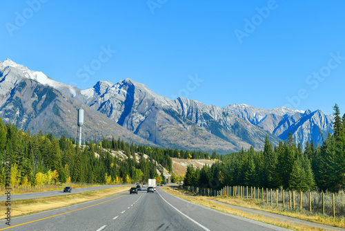 Trans-Canada Highway in Banff National Park